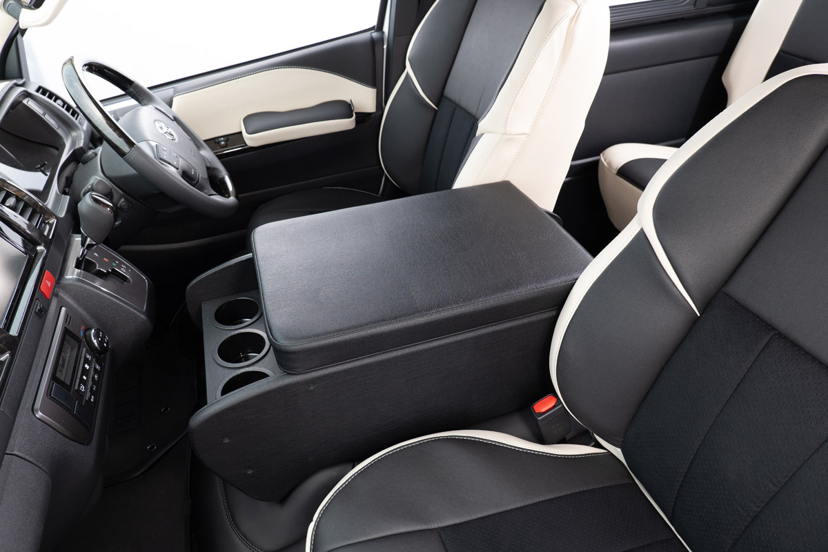 200系ハイエース標準S-GLナロー用シンプルセンターコンソール | 車の 