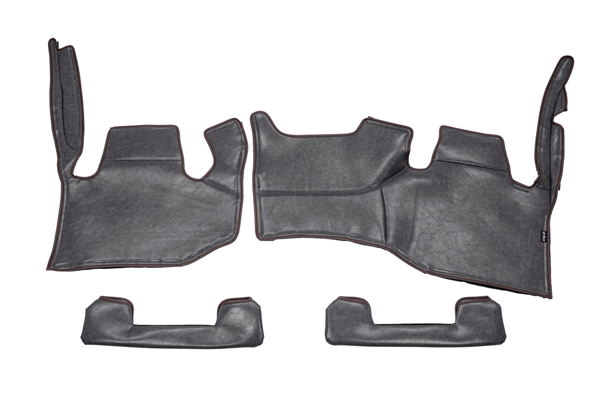 200ハイエース ナロー用 エンジンフードカバー＆スカートセット クラシックグロッシー　ブラック