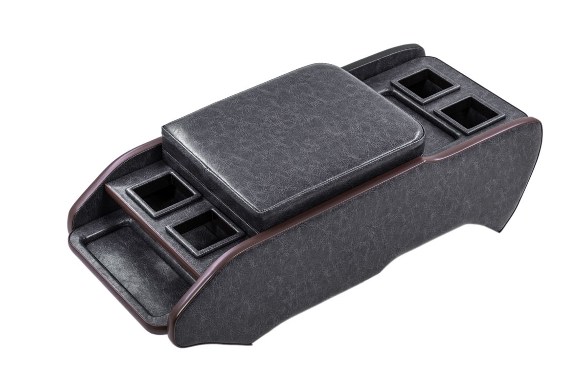 200系ハイエースS-GL用センターコンソール　クラシックグロッシー　ブラック単体イメージ