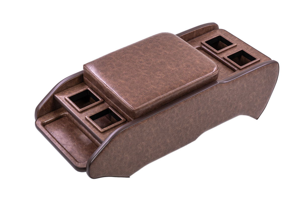 200系ハイエースS-GL用センターコンソール　クラシックグロッシー　ブラウン単体イメージ