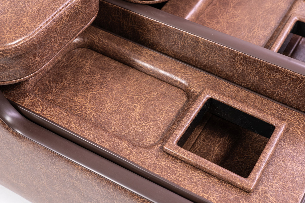 200系ハイエース標準 S-GLワイド用センターコンソール クラシックグロッシー　ブラウン単体イメージ