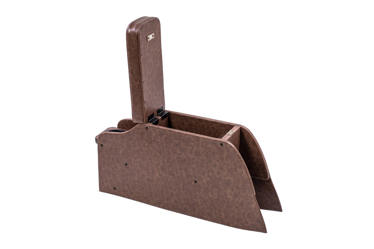 【JC74ジムニーノマド専用】センターコンソール Ver.3 クラシックグロッシー＜ドリンクホルダー付き＞　ブラウン単体イメージ