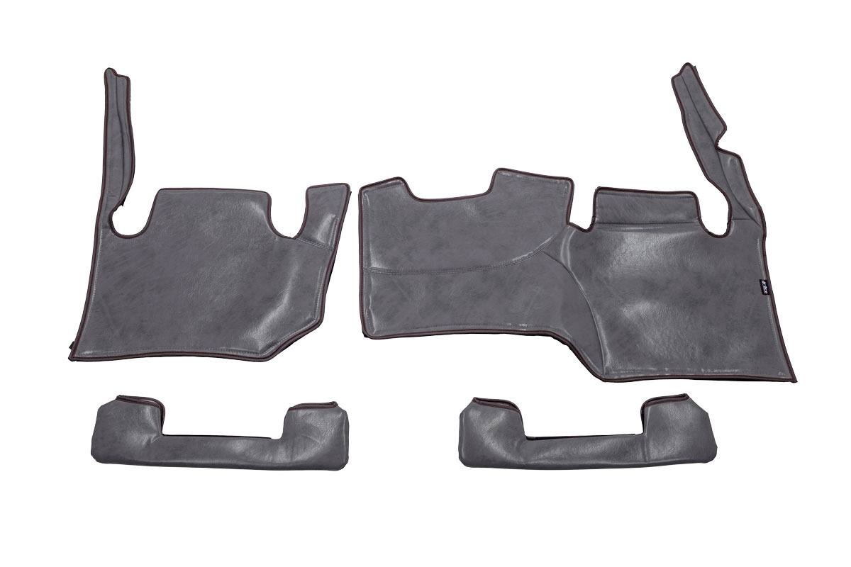 200ハイエース ナロー用 エンジンフードカバー＆スカートセット アンティーク　グレー