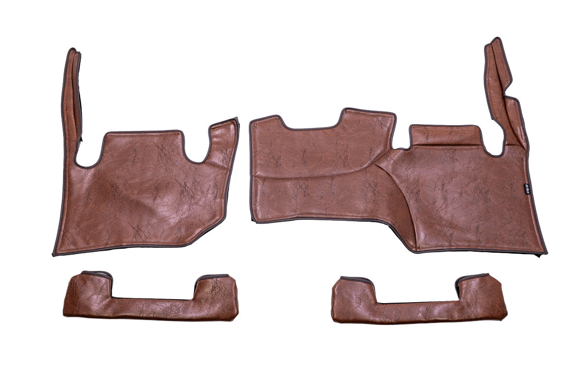 200ハイエース ナロー用 エンジンフードカバー＆スカートセット アンティーク　ブラウン