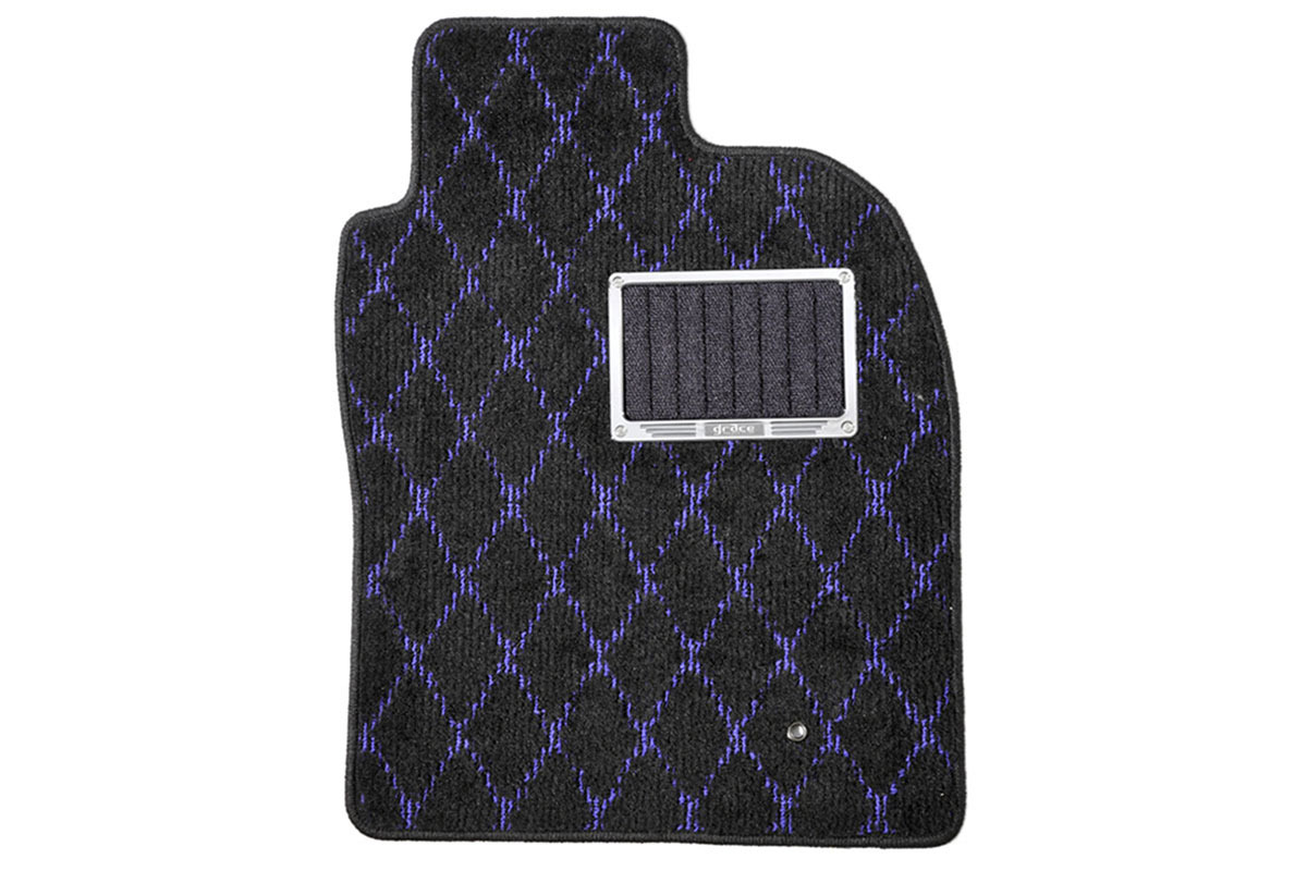 フロアマット SINGLE-DIA シングルダイヤ　ブルー