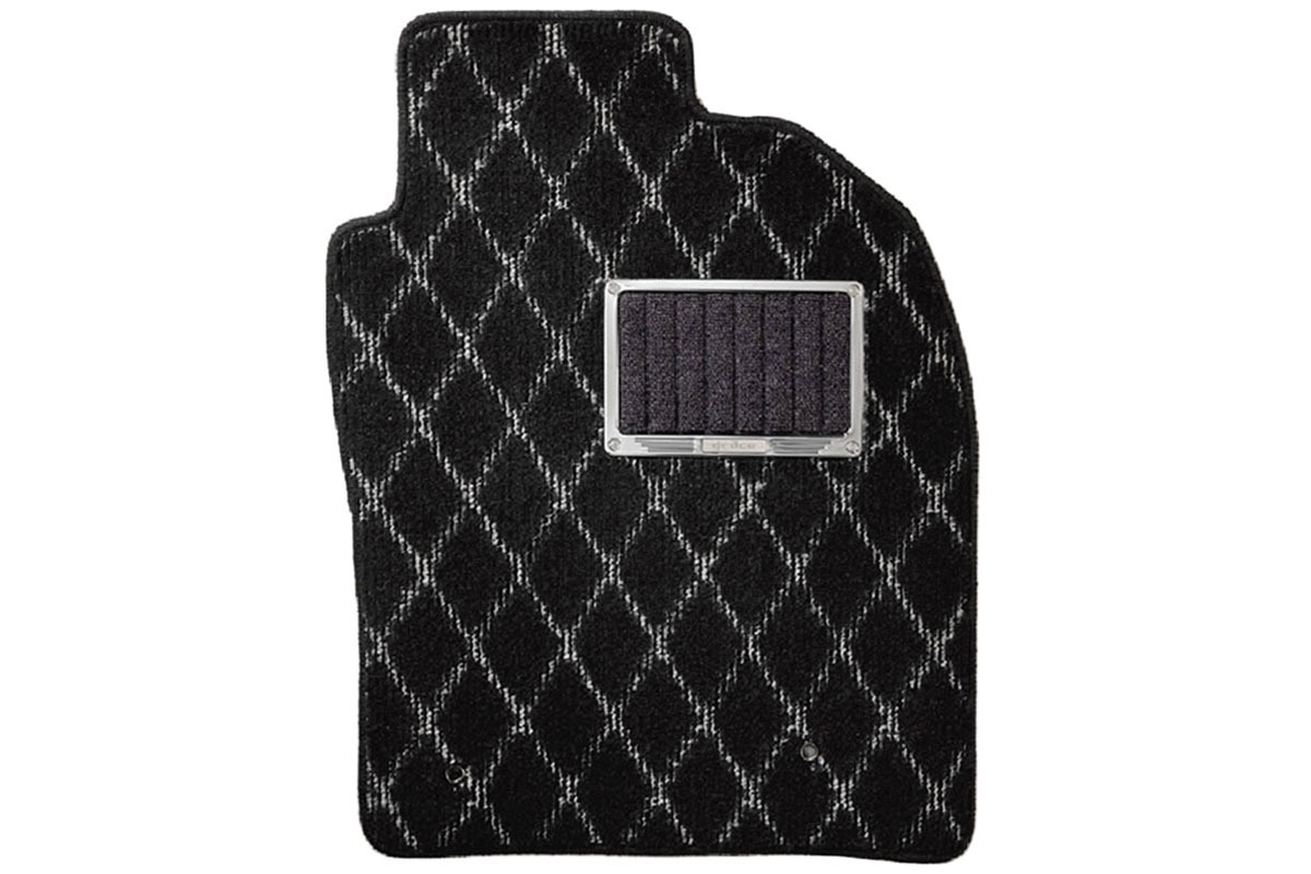 フロアマット SINGLE-DIA シングルダイヤ　シルバー