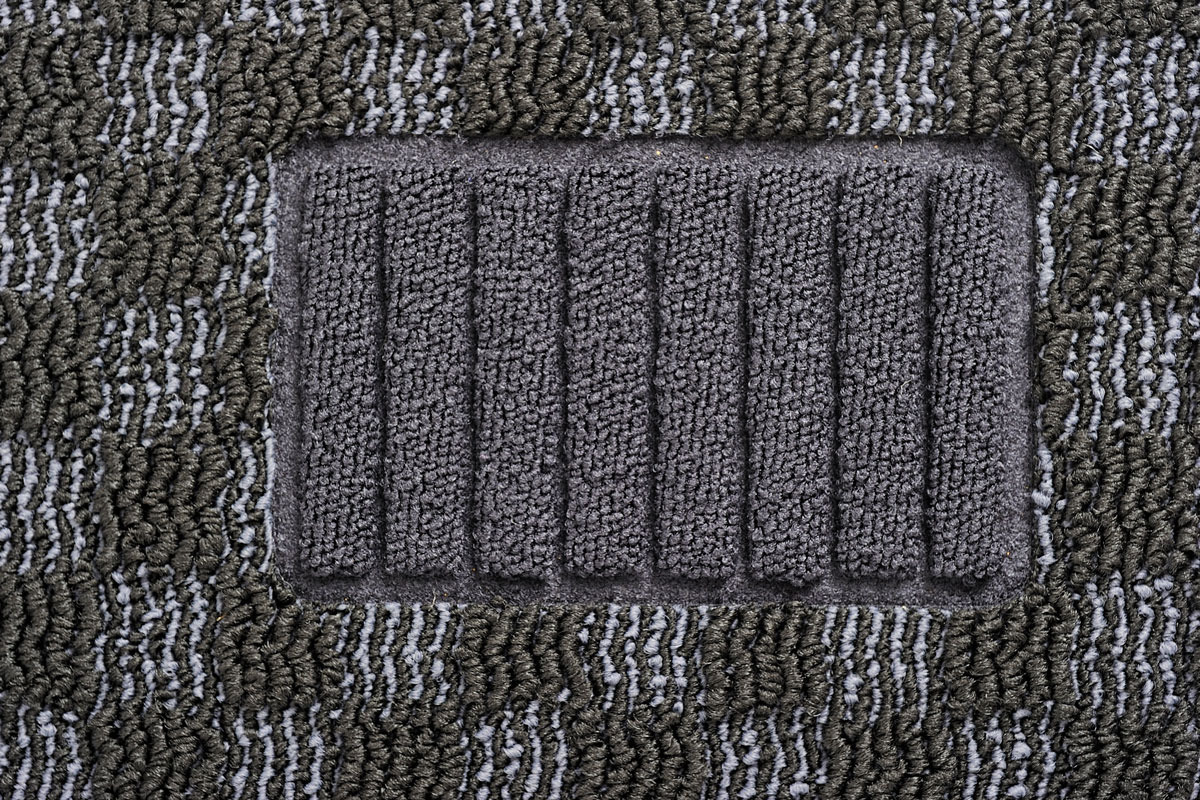 フロアマット WAVE CHECK　ヒールパッド