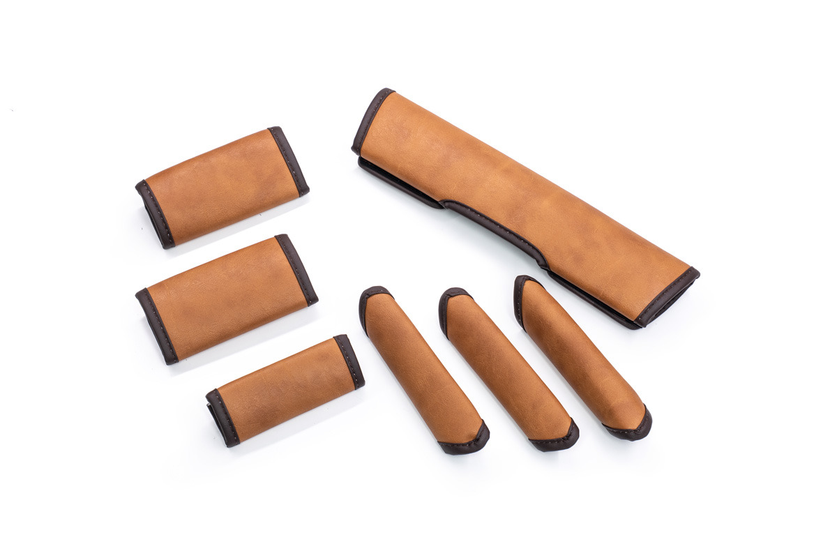 【ジムニーJB64/JB74専用】グリップカバー　 クラシック 7点セット　キャメル