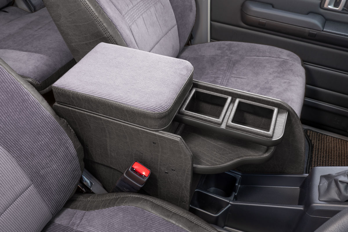 ランドクルーザー"70" 再再販モデル専用センターコンソール アンティークコーデュロイ　ブラック　グレー