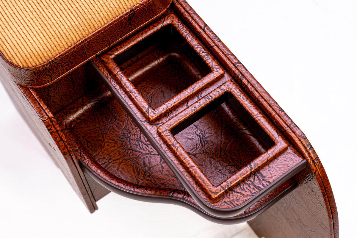 ランドクルーザー"70" 再再販モデル専用センターコンソール アンティークコーデュロイ　ブラウン×キャメル