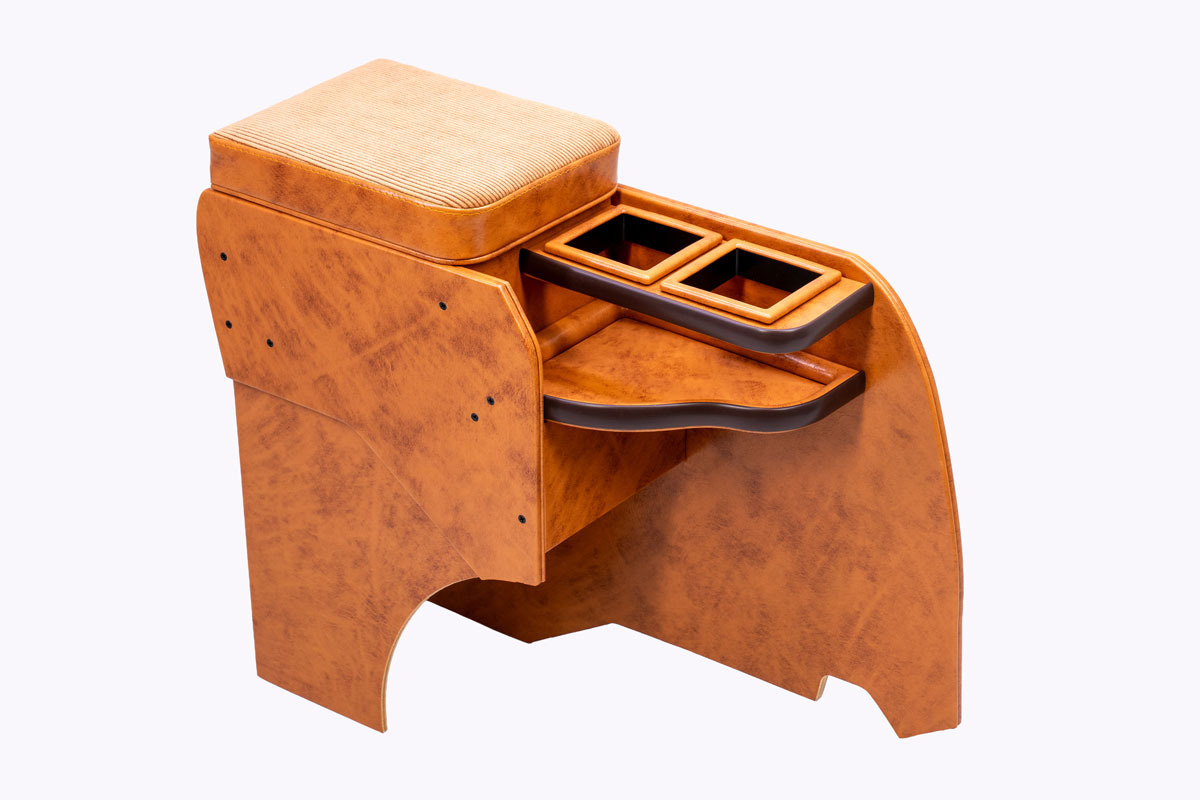 ランドクルーザー"70" 再再販モデル専用センターコンソール アンティークコーデュロイ　キャメル×キャメル