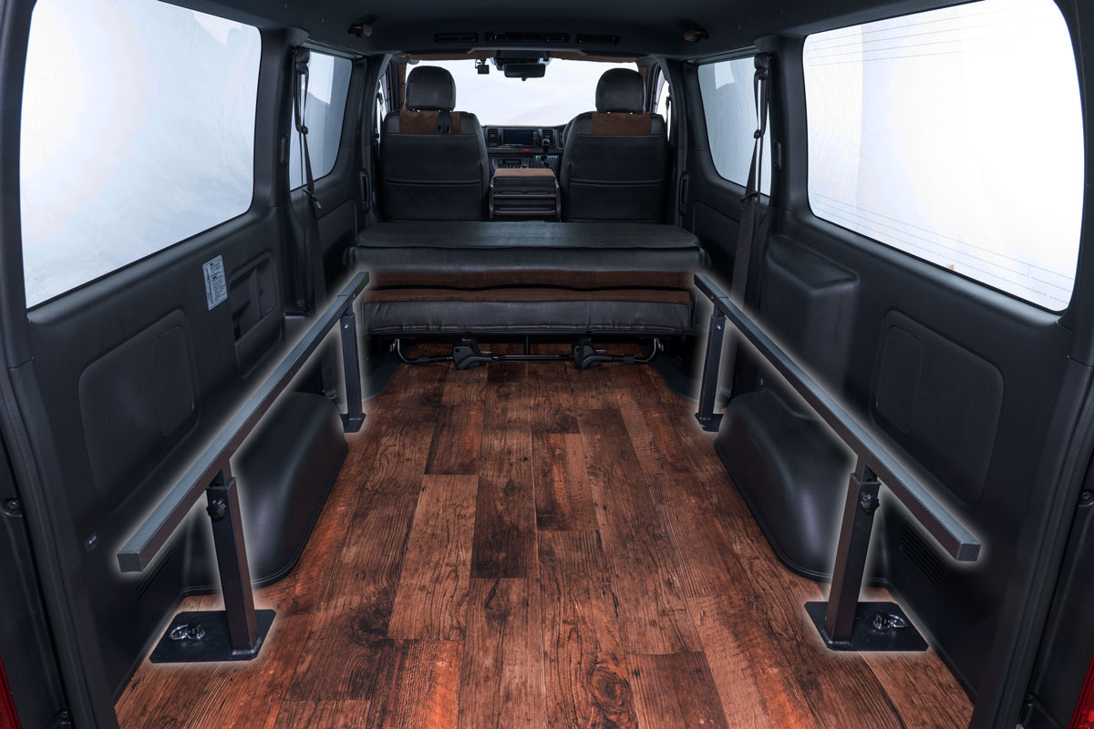 200系ハイエース標準 S-GLベッドキット専用フレーム単体　こちらの商品は基本フレームのみの販売となっております。