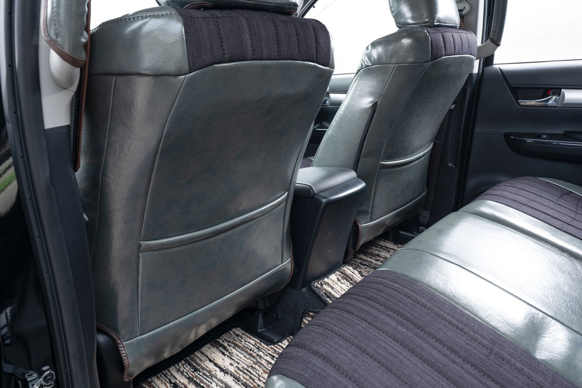 125ハイラックス シートカバー  アンティークデニムインディゴグレー