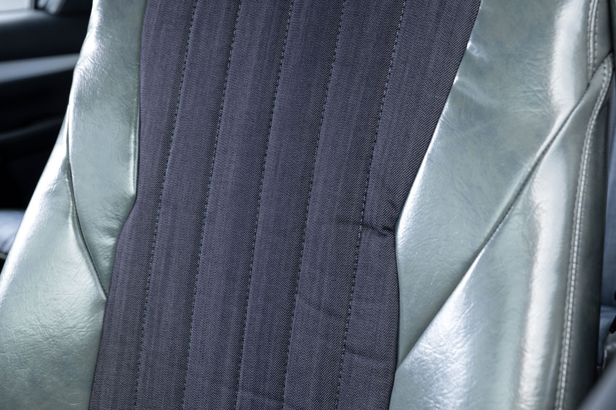 125ハイラックス シートカバー  アンティークデニムインディゴグレー