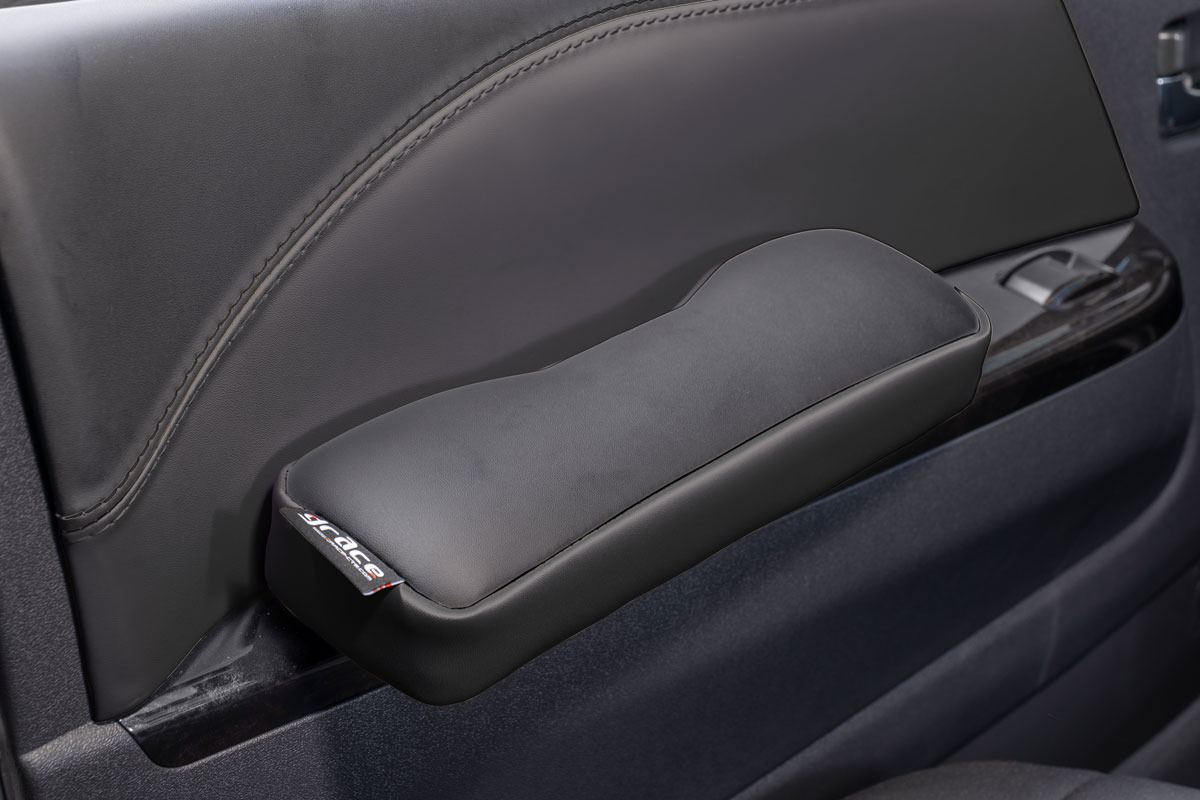 200ハイエース ドアアームレスト 左右セット プライム　ブラック