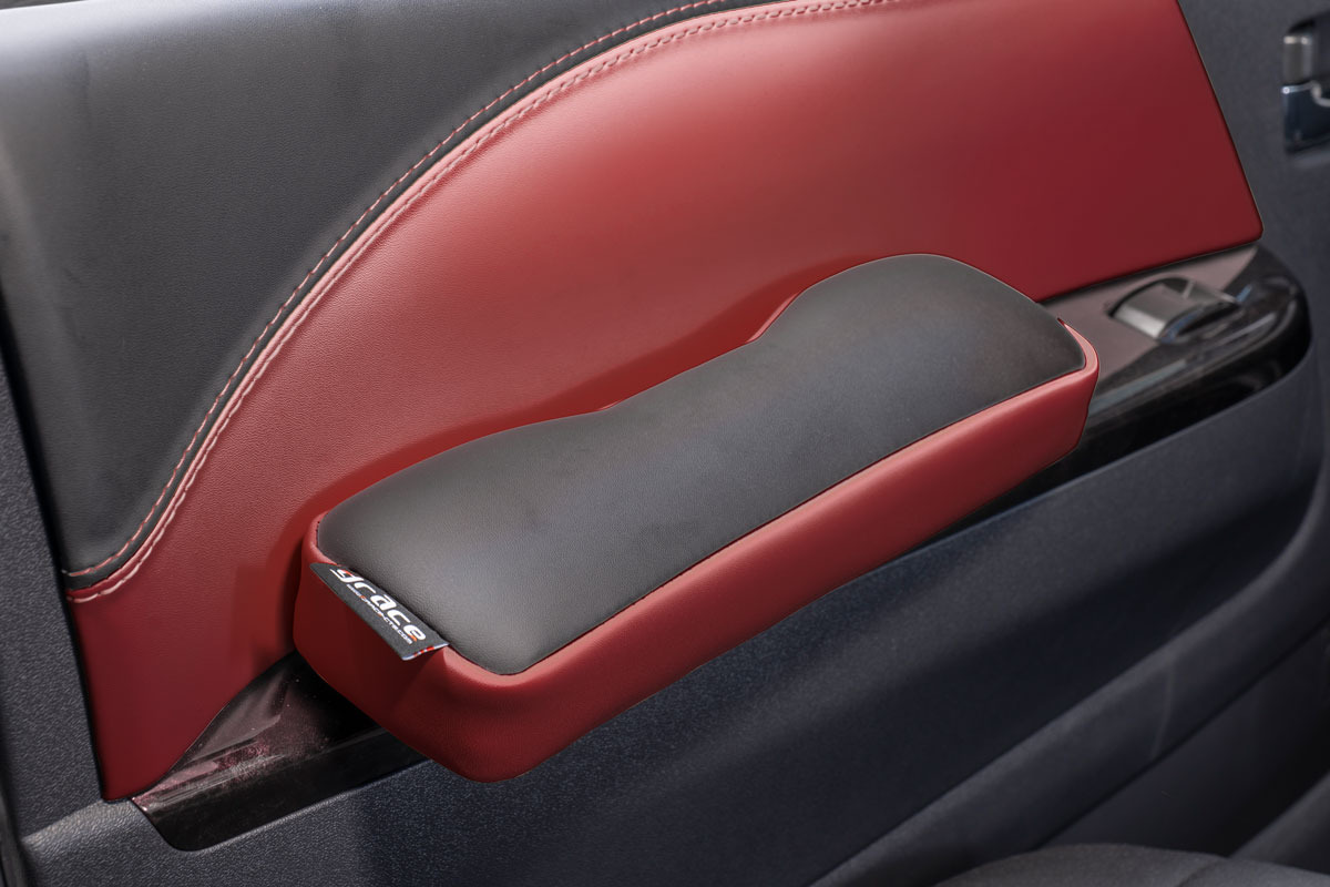 200ハイエース ドアアームレスト 左右セット プライム　ボルドー