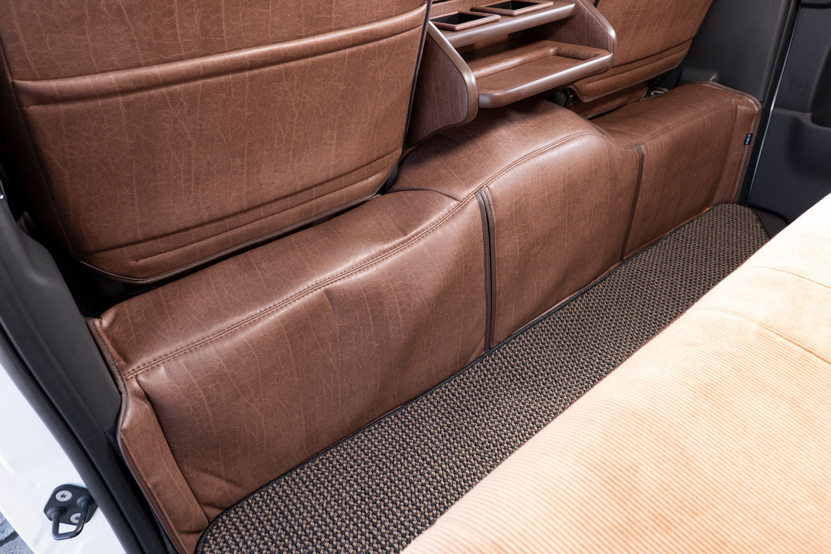 200ハイエース ワイド用 リアデッキカバー アンティーク　ヴィンテージブラウンカラー