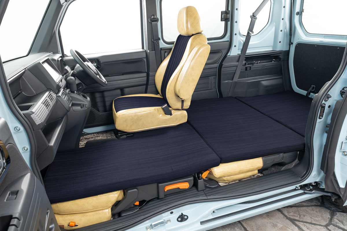 N-VAN フラットマット  アンティークデニム　インディゴブルー