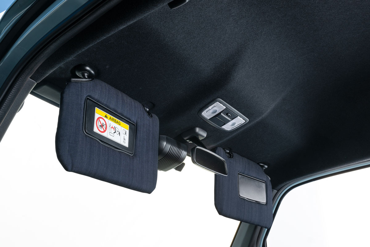 N-VAN サンバイザーカバー アンティーク 　デニムデザイン　インディゴブルー