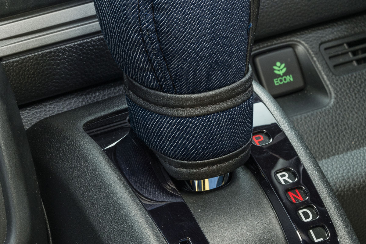 N-VAN シフトノブカバー&グリップカバーセット　 アンティーク　デニムデザイン　インディゴブルー