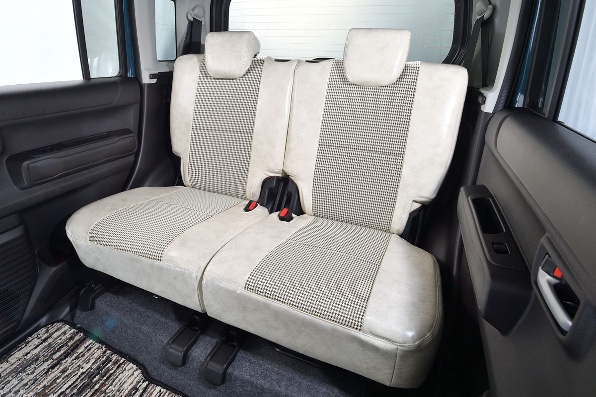 シートカバー  アンティーク千鳥　ホワイトスモーク