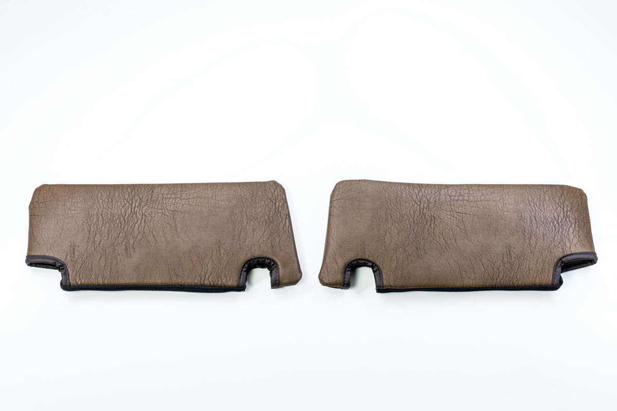 【ジムニーJB64/JB74/ノマド専用】サンバイザーカバー  アンティーク　ヴィンテージモカ