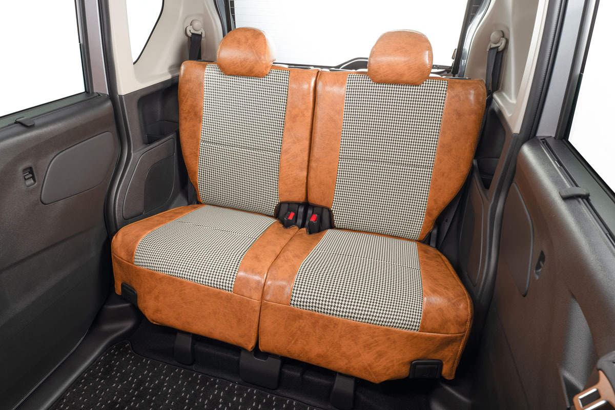 シートカバー  アンティーク千鳥　キャメル