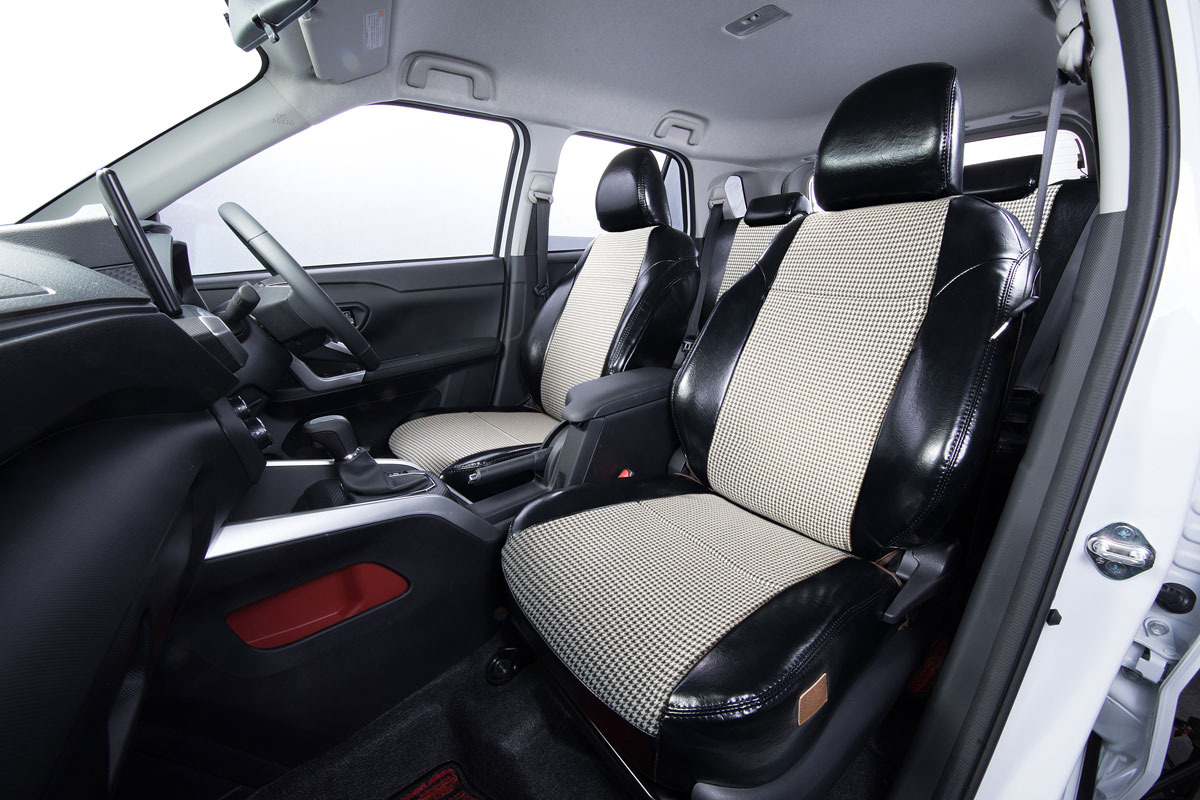 シートカバー  アンティーク千鳥　ブラック