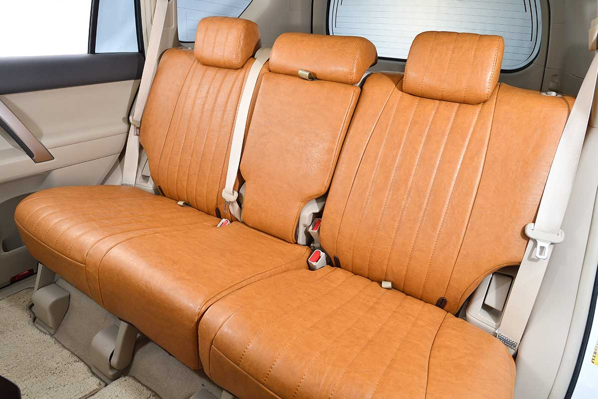 150プラド　シートカバー クラシック　後部座席