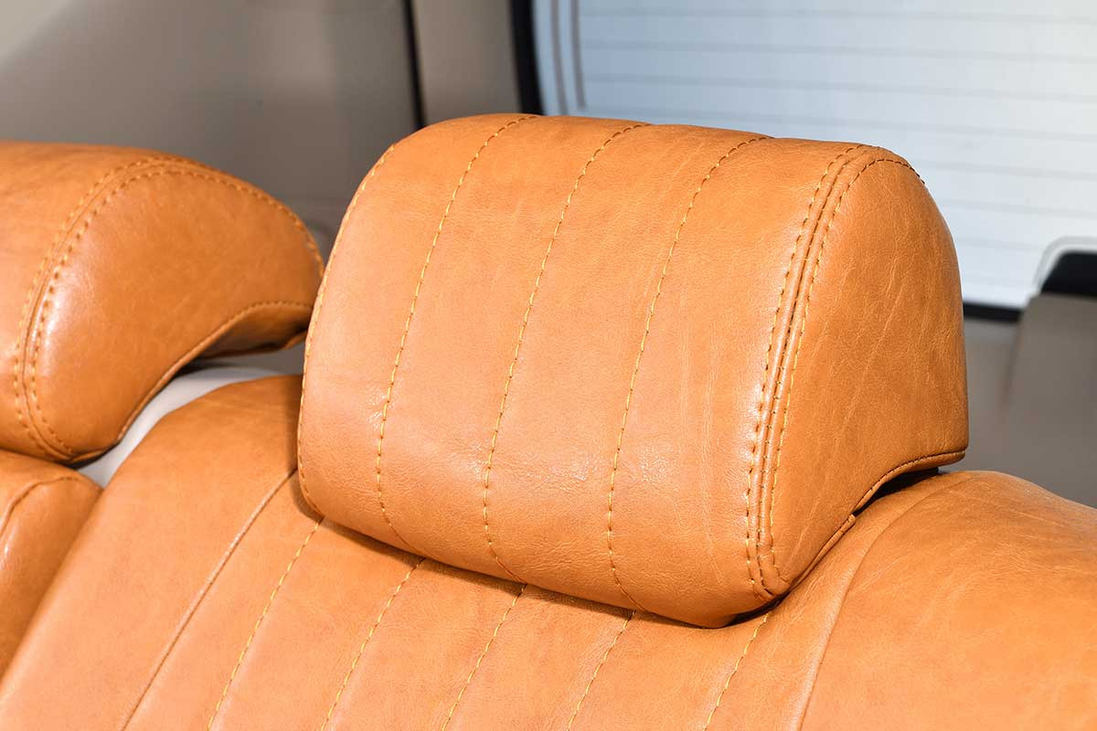 150プラド　シートカバー クラシック　後部座席ヘッドレスト