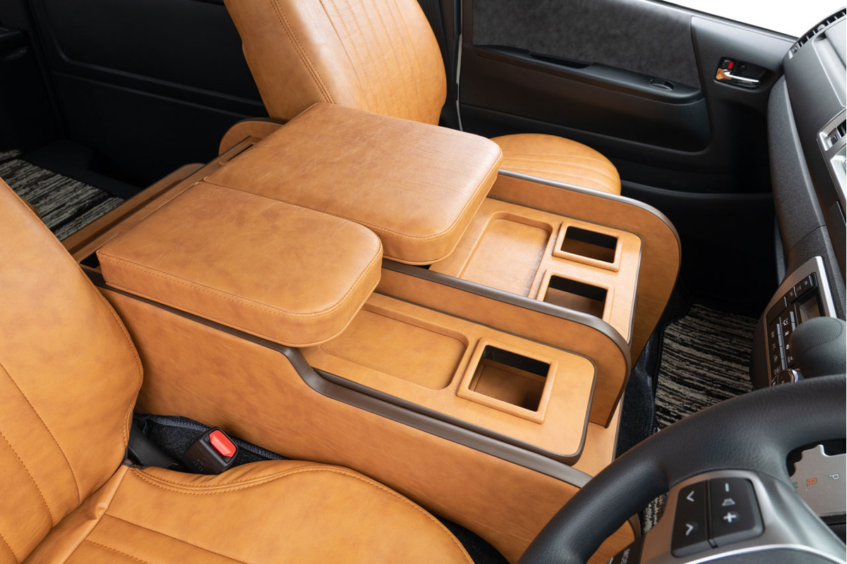 200系ハイエース標準 S-GLワイド用センターコンソール クラシック