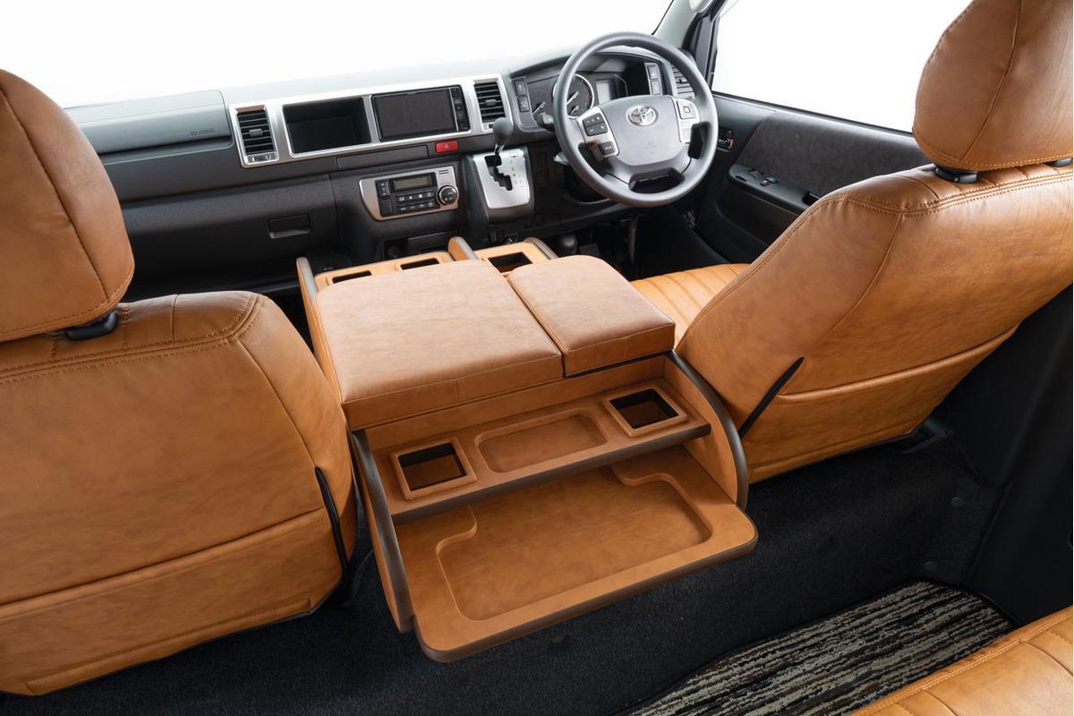 200系ハイエース標準 S-GLワイド用センターコンソール クラシック