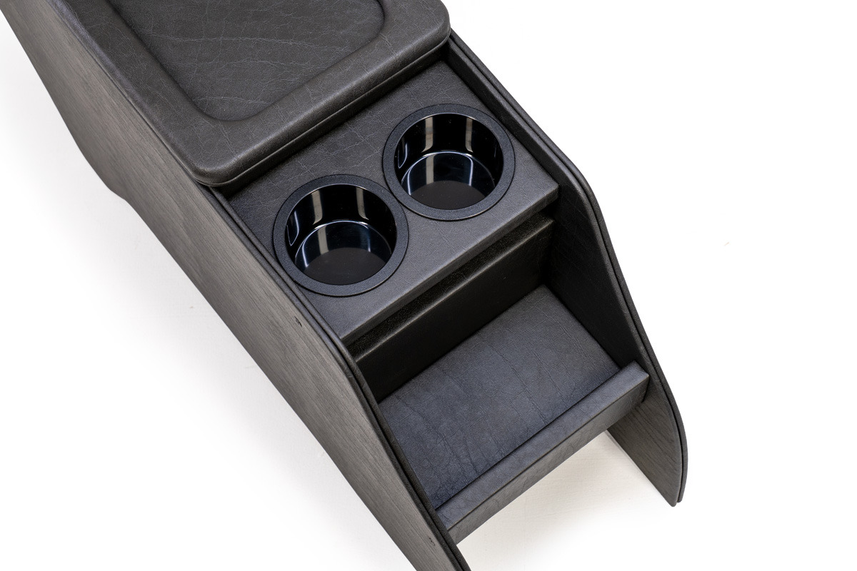 【デリカD5専用】センターコンソール アンティーク　ヴィンテージブラック　単体イメージ