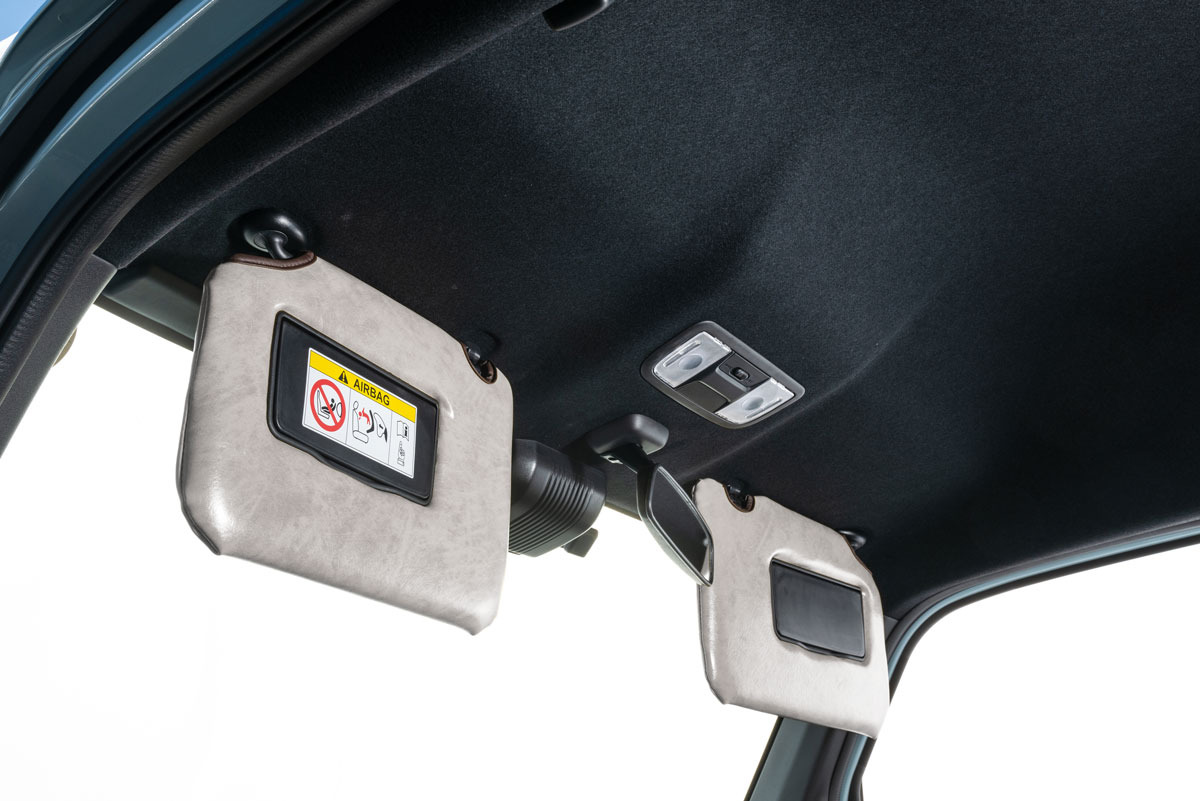 N-VAN サンバイザーカバー アンティーク　ホワイトスモーク