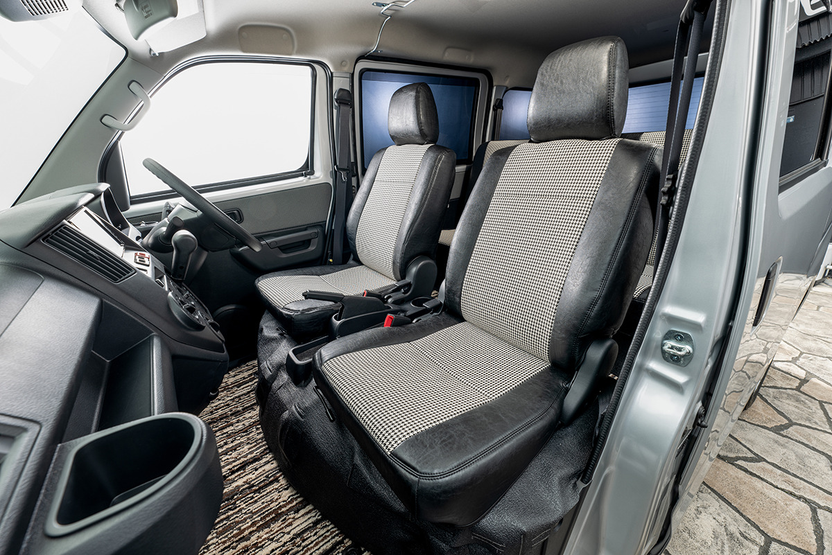 S700アトレー シートカバー 千鳥チェック　運転席