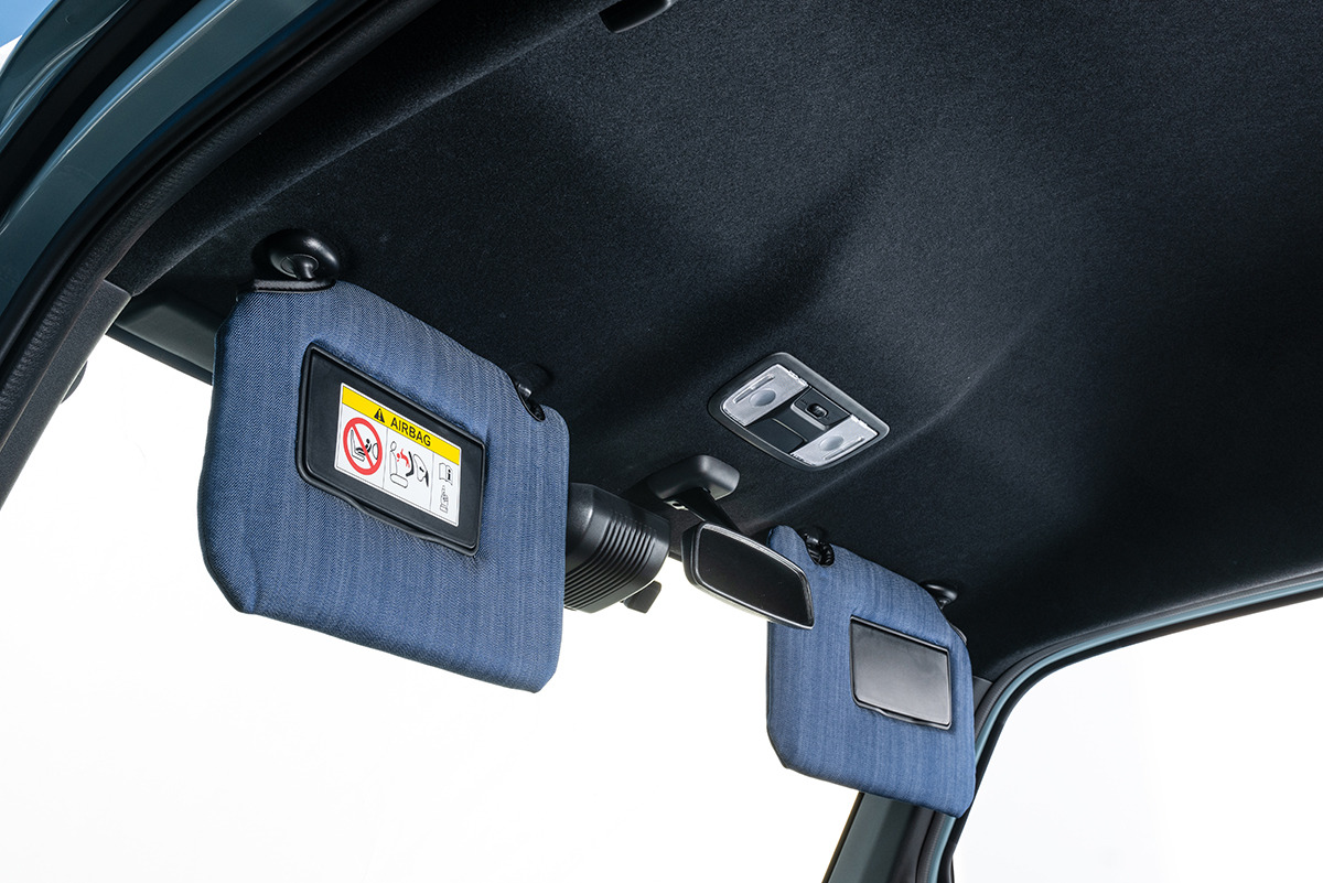 N-VAN サンバイザーカバー アンティーク 　デニムデザイン