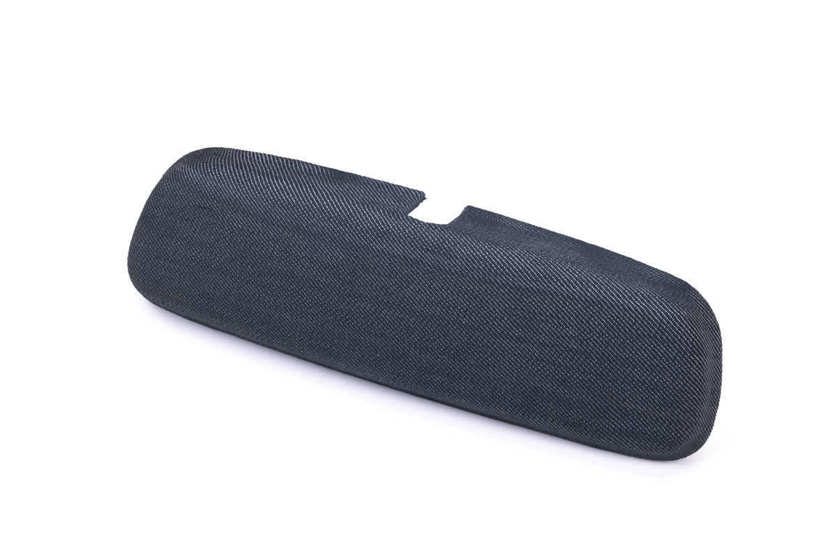 【N-VAN専用 】ルームミラーカバー アンティーク　デニムデザイン　インディゴブルー