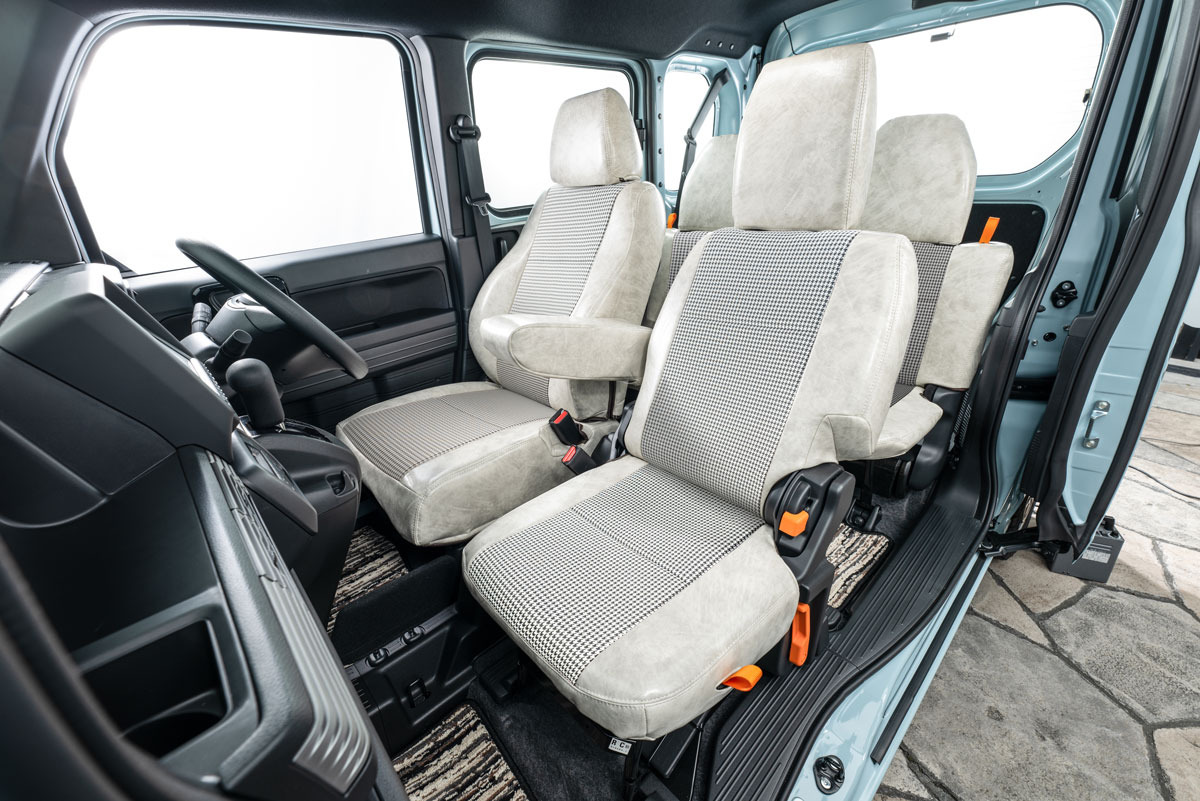 シートカバー  アンティーク千鳥　スモークホワイト