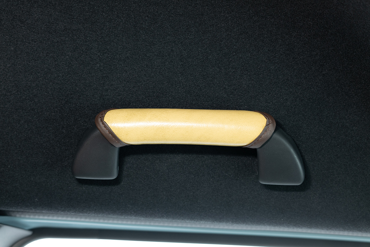 N-VAN シフトノブカバー　 アンティーククリームイエロー