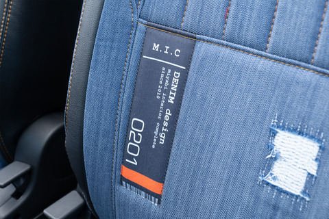 スペーシアベース  シートカバー  M.I.C DENIMタグ