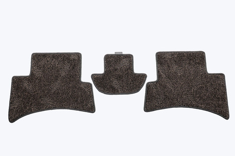 【ランドクルーザー"FJ"専用】フロアマット プレミアムセット 1台分 ヴィンテージブラウン　後部座席