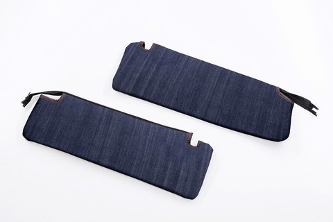 【200ハイエース専用】 サンバイザーカバー デニムデザイン