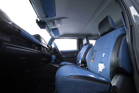 シートカバー  M.I.C DENIM　ジムニー装着