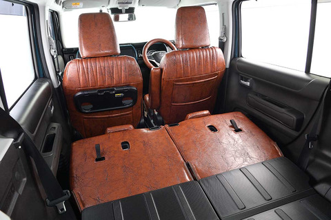 MR52S/MR92S　ハスラー　シートカバーアンティークD ラゲッジスペース