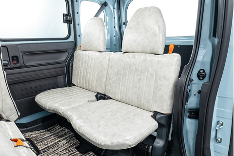 N-VAN シートカバー アンティークデザインS　後部座席