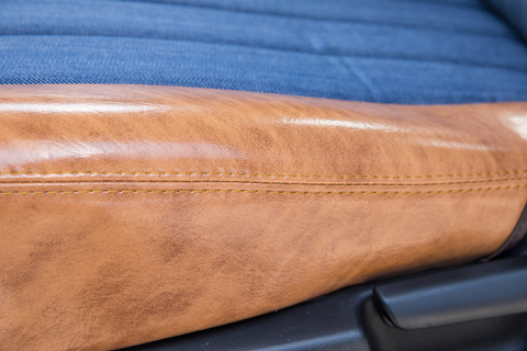 160プロボックス　シートカバー クラシック シートカバー  アンティークデニム　キャメル