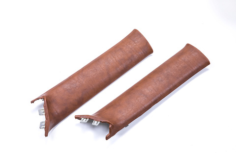 Aピラーパネル　張り替え済み交換タイプ　左右セット　 クラシック　ブラウン