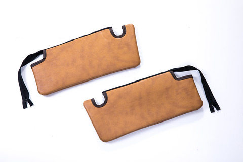 【ジムニーJB64/JB74専用】サンバイザーカバー クラシック　キャメル