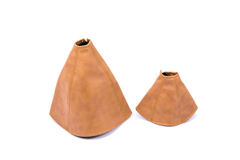 【ジムニーJB64/JB74専用】ブーツカバーセット（MT車専用）　 クラシック　キャメル