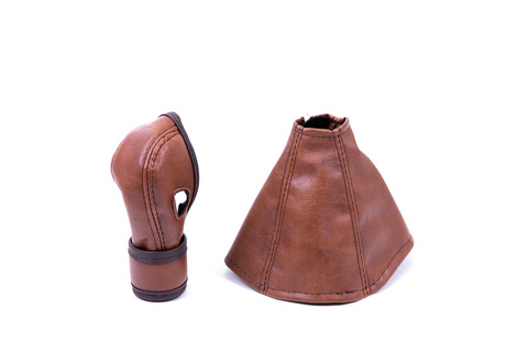 【ジムニーJB64/JB74専用】ブーツカバーセット（AT車専用）　 クラシック　ブラウン